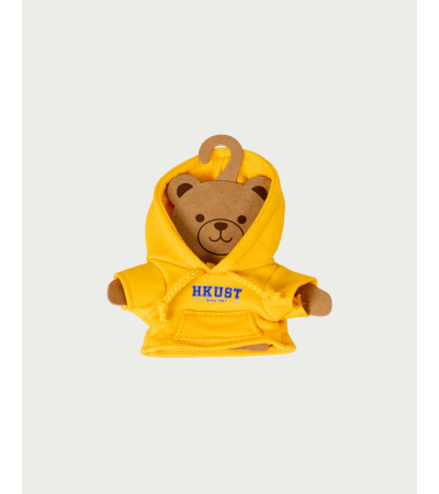 Mini yellow hoodie costume for bear change